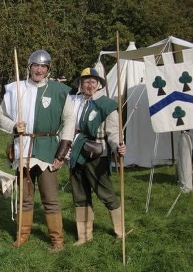 The Forest Companions dressed as Archers